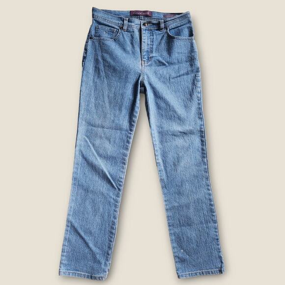 Gloria Vanderbilt Women's Straight Leg Midrise Amanda Jeans Sz 8p *Flaws* - Picture 1 of 10